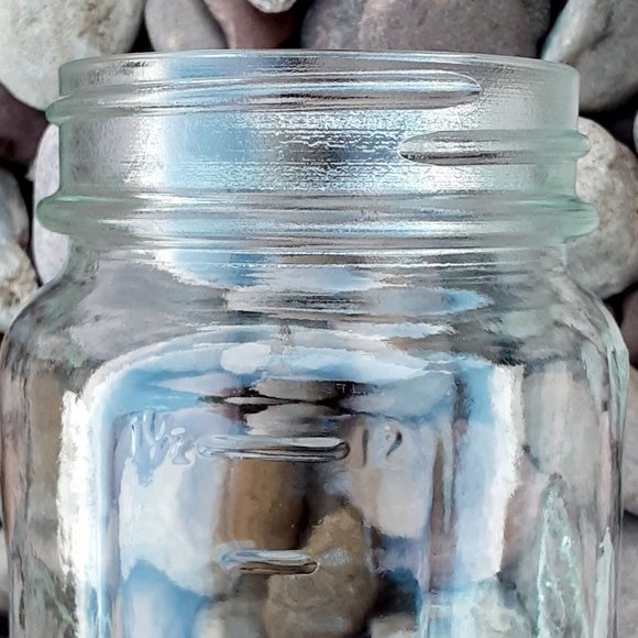 Harvest Time Pint Jar Vintage Haystack Fall Thanksgiving Glass Storage Decor - Picture 3 of 9